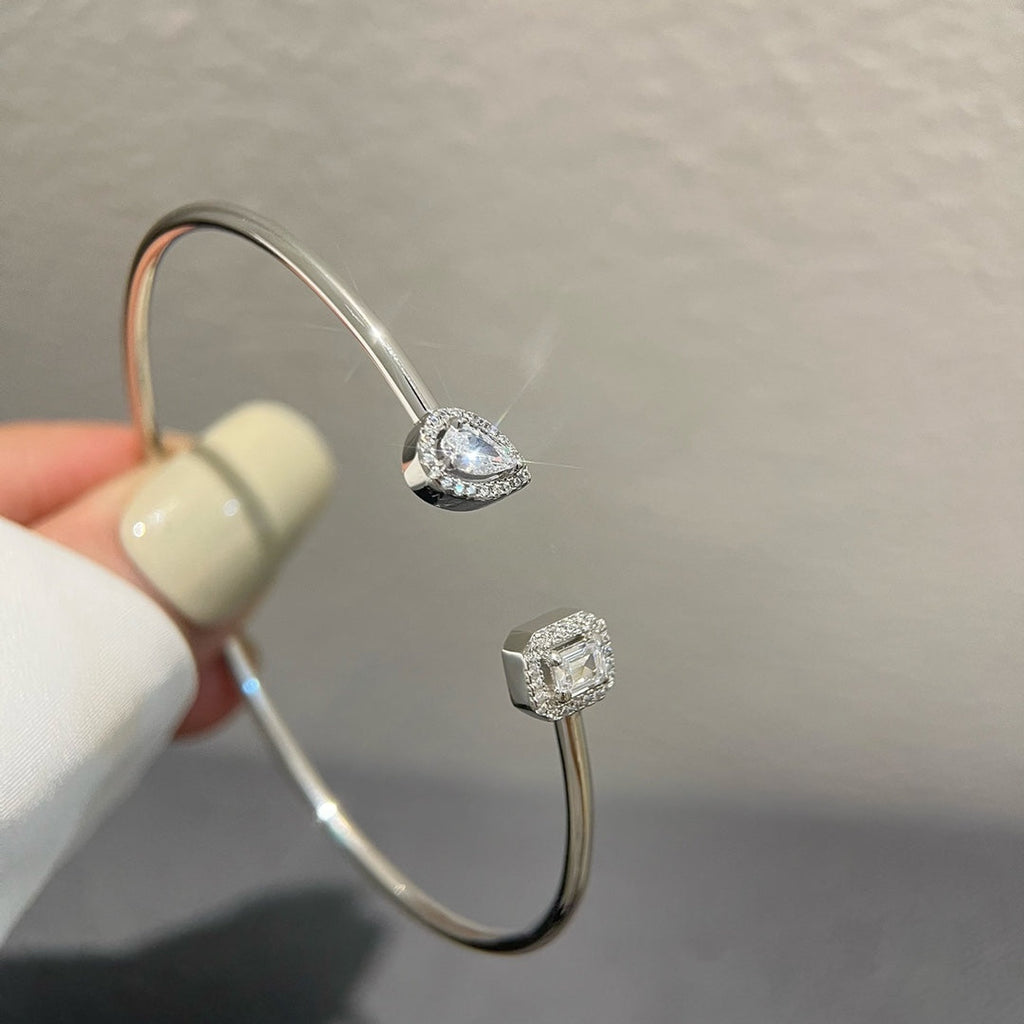 [Dream]JONC FLEX MY TWIN TOI & MOI ARMBAND SILBER DIAMANT