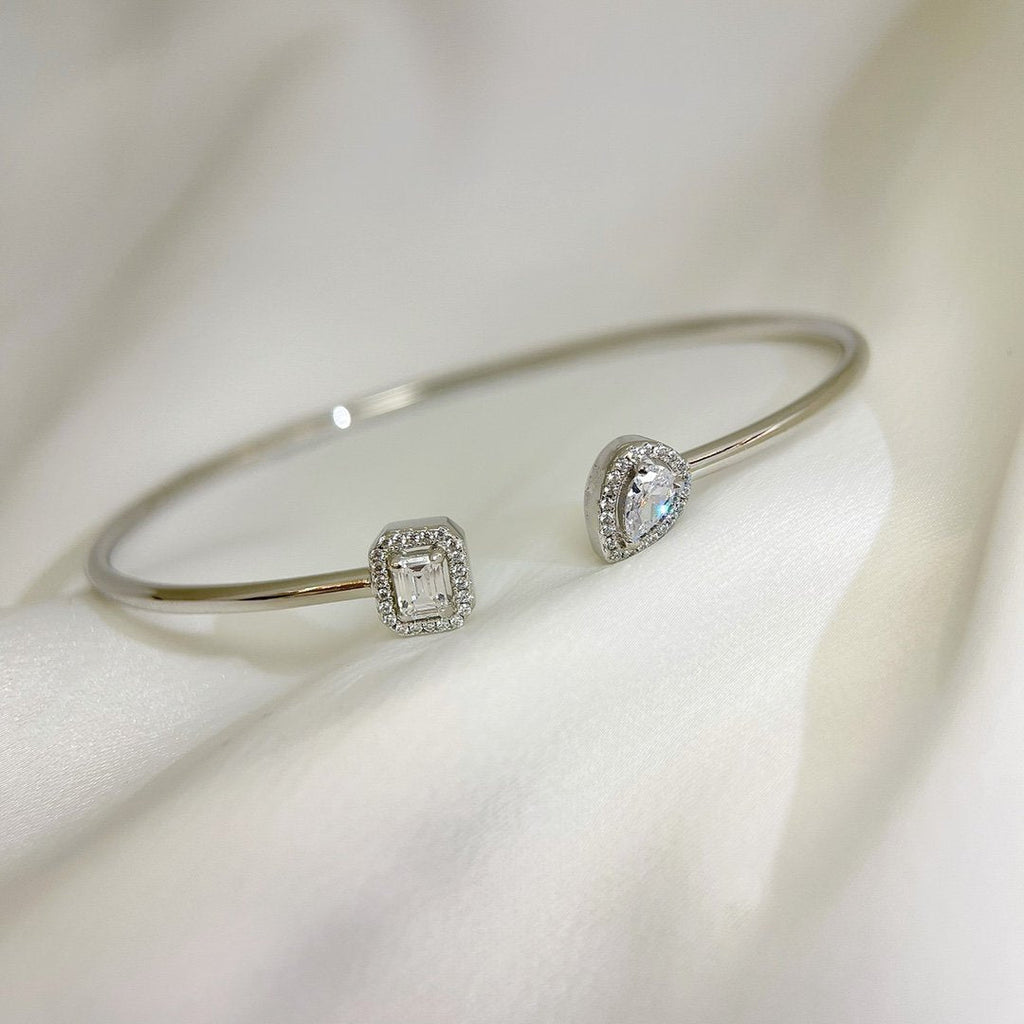 [Dream]JONC FLEX MY TWIN TOI & MOI ARMBAND SILBER DIAMANT