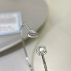 [Dream]JONC FLEX MY TWIN TOI & MOI ARMBAND SILBER DIAMANT