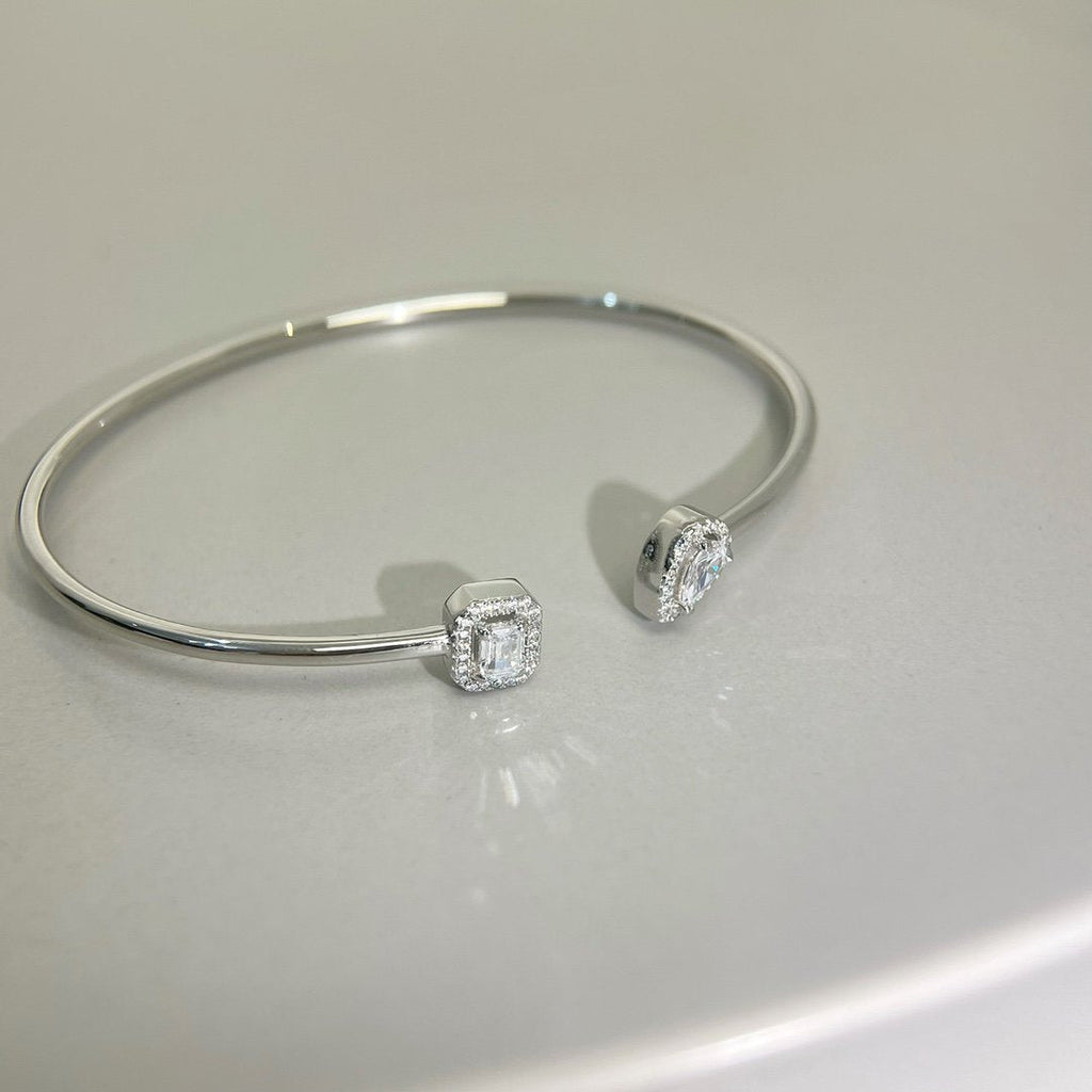 [Dream]JONC FLEX MY TWIN TOI & MOI ARMBAND SILBER DIAMANT