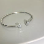 [Dream]JONC FLEX MY TWIN TOI & MOI ARMBAND SILBER DIAMANT