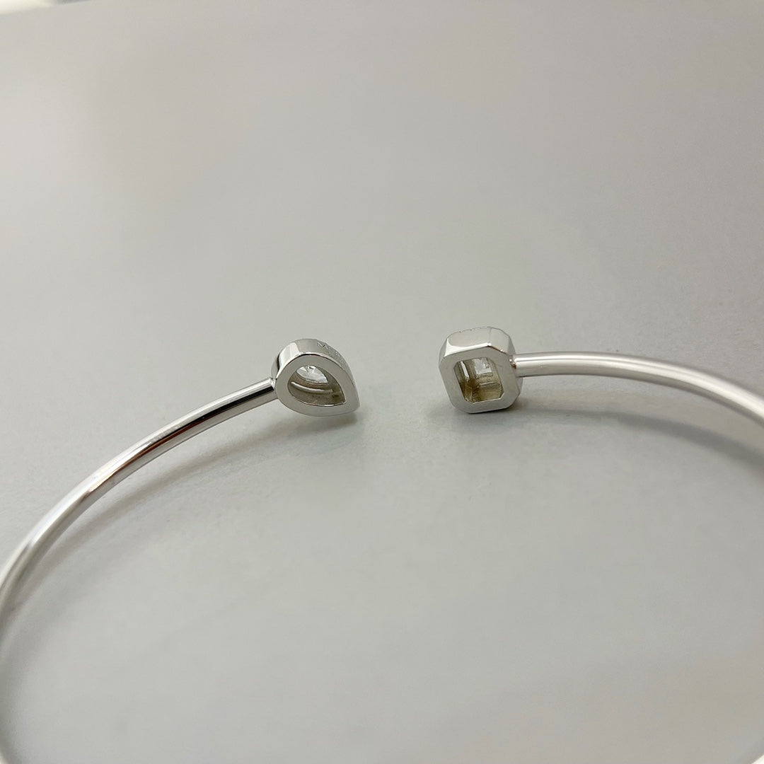 [Dream]JONC FLEX MY TWIN TOI & MOI ARMBAND SILBER DIAMANT