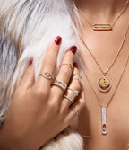[Dream]LUCKY MOVE PM HALSKETTE ROSÉGOLD DIAMANT