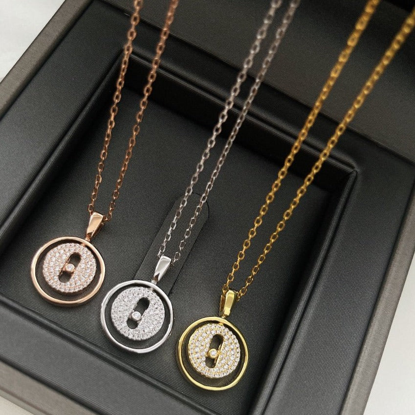 [Dream]LUCKY MOVER PM PAVED NECKLACE