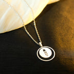 [Dream]LUCKY MOVE MM SILVER DIAMOND NECKLACE