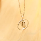 [Dream]LUCKY MOVE MM SILVER DIAMOND NECKLACE