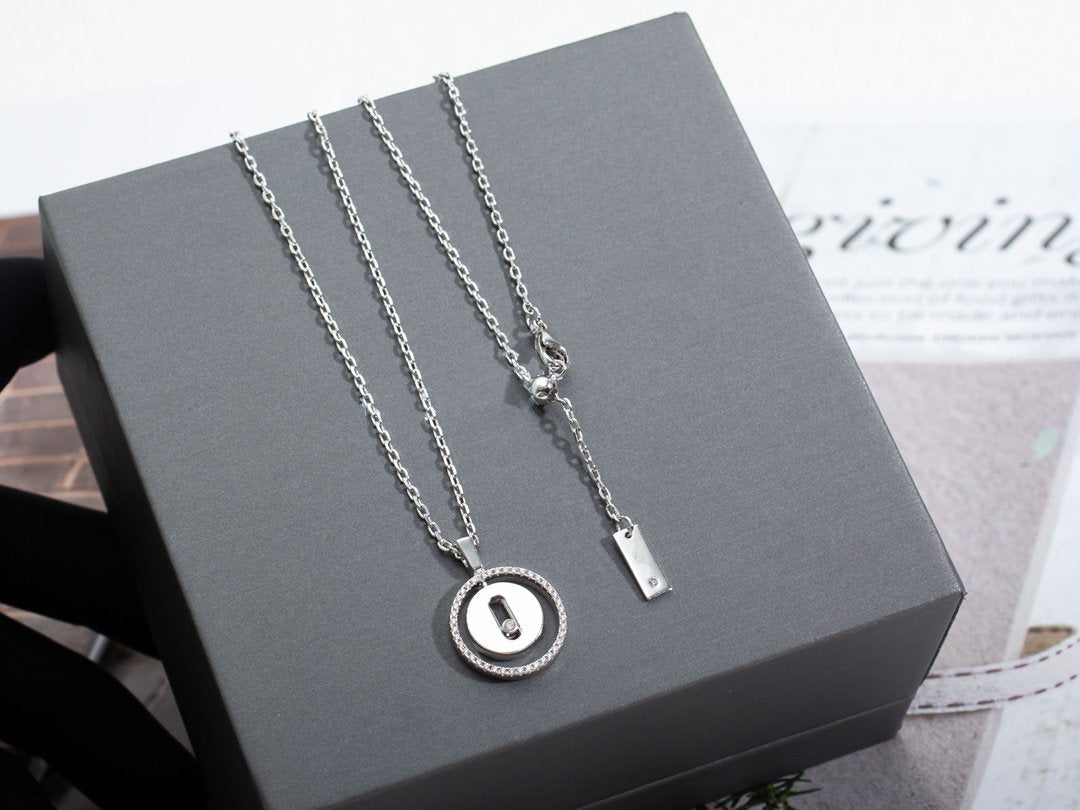 [Dream]LUCKY MOVE PM NECKLACE SILVER DIAMOND