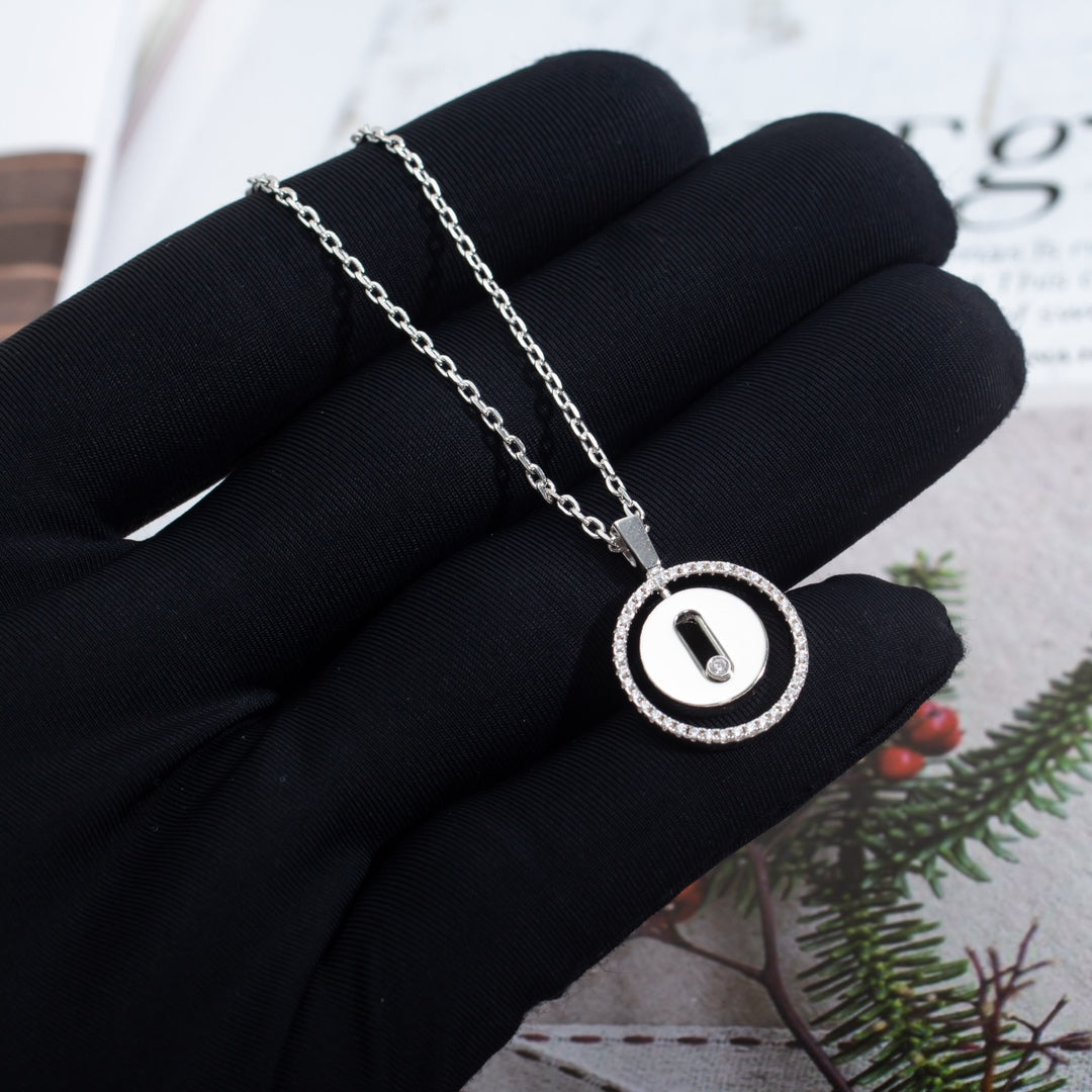 [Dream]LUCKY MOVE PM NECKLACE SILVER DIAMOND