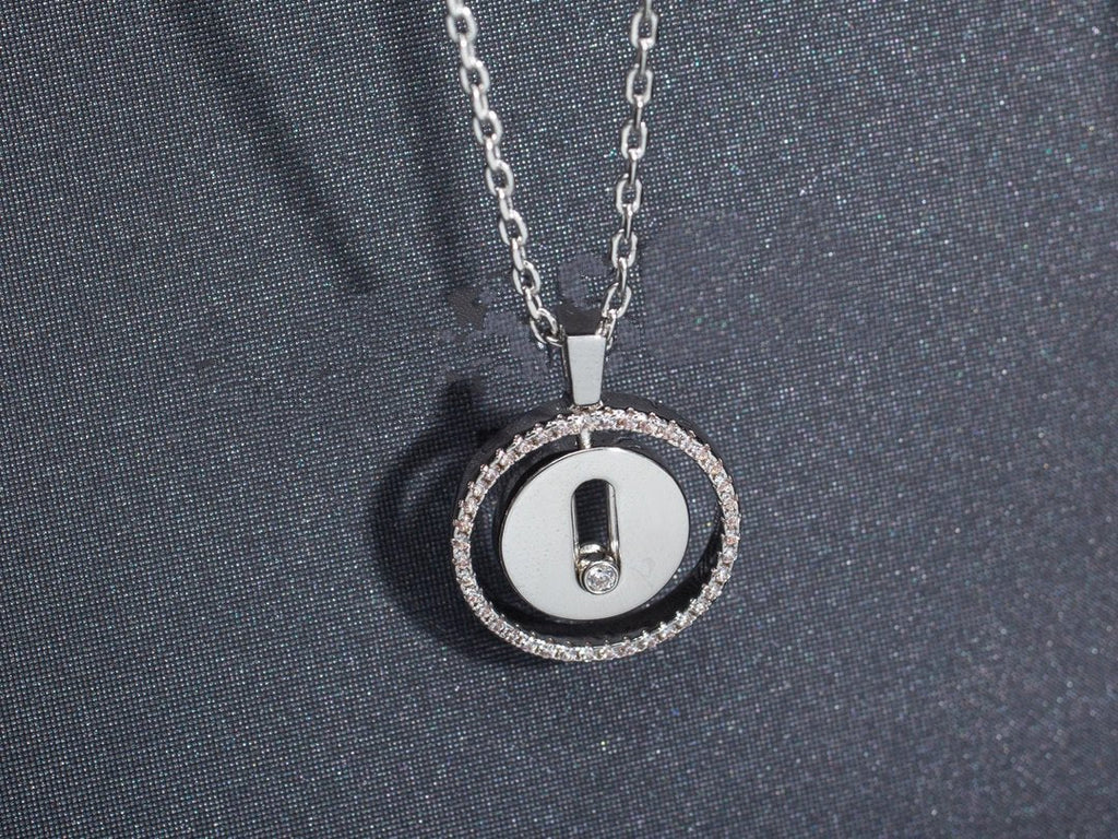 [Dream]LUCKY MOVE PM NECKLACE SILVER DIAMOND