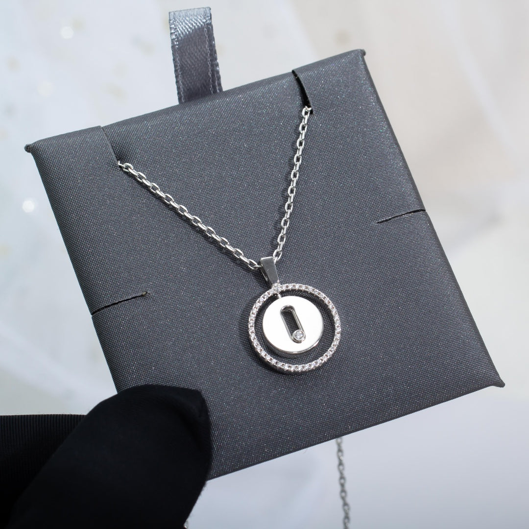 [Dream]LUCKY MOVE PM NECKLACE SILVER DIAMOND