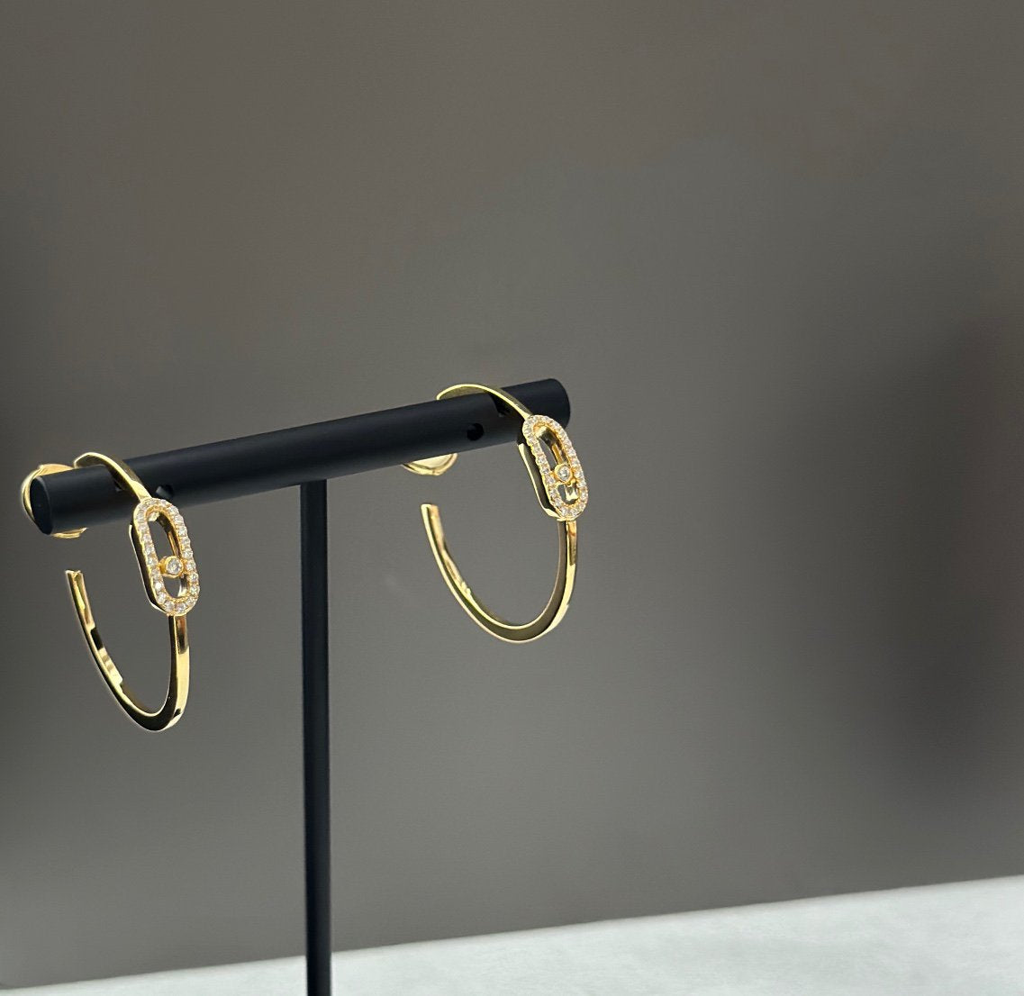 [Dream]CREOLES MOVE UNO PM DIAMANT-OHRRINGE