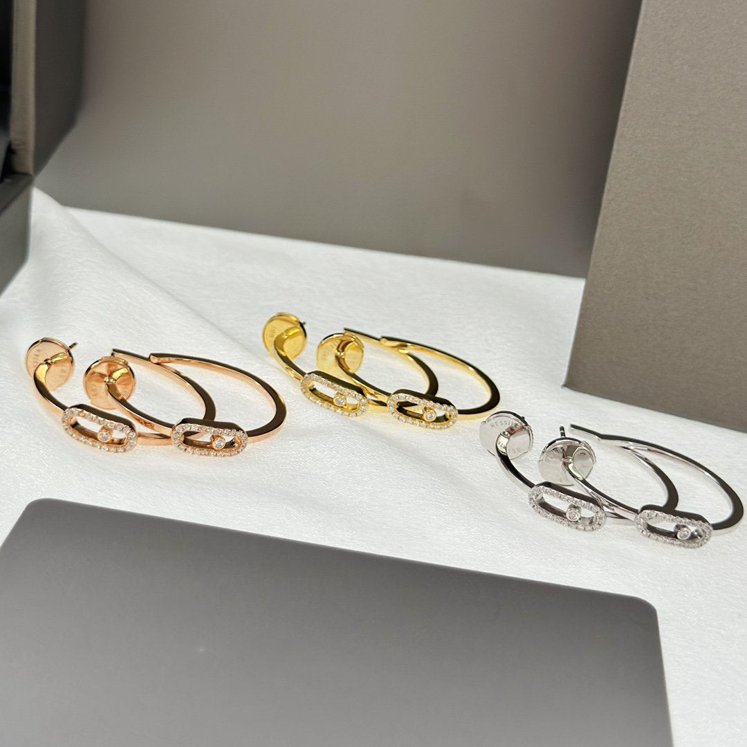 [Dream]CREOLES MOVE UNO PM DIAMANT-OHRRINGE