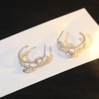 {
  "Dream": "CREOLES MY TWIN 2連 シルバーダイヤモンドピアス"
}