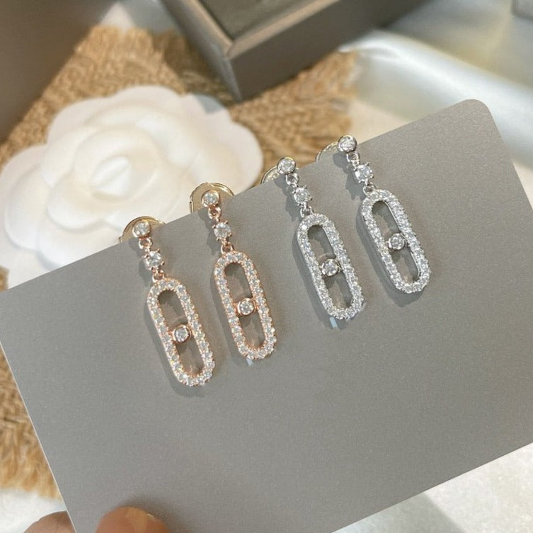 [Dream]DORMEUSES MOVE UNO DIAMOND EARRINGS