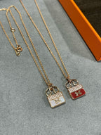 Dream H CIRCE MOISSANITE PENDANT NECKLACE GOLD