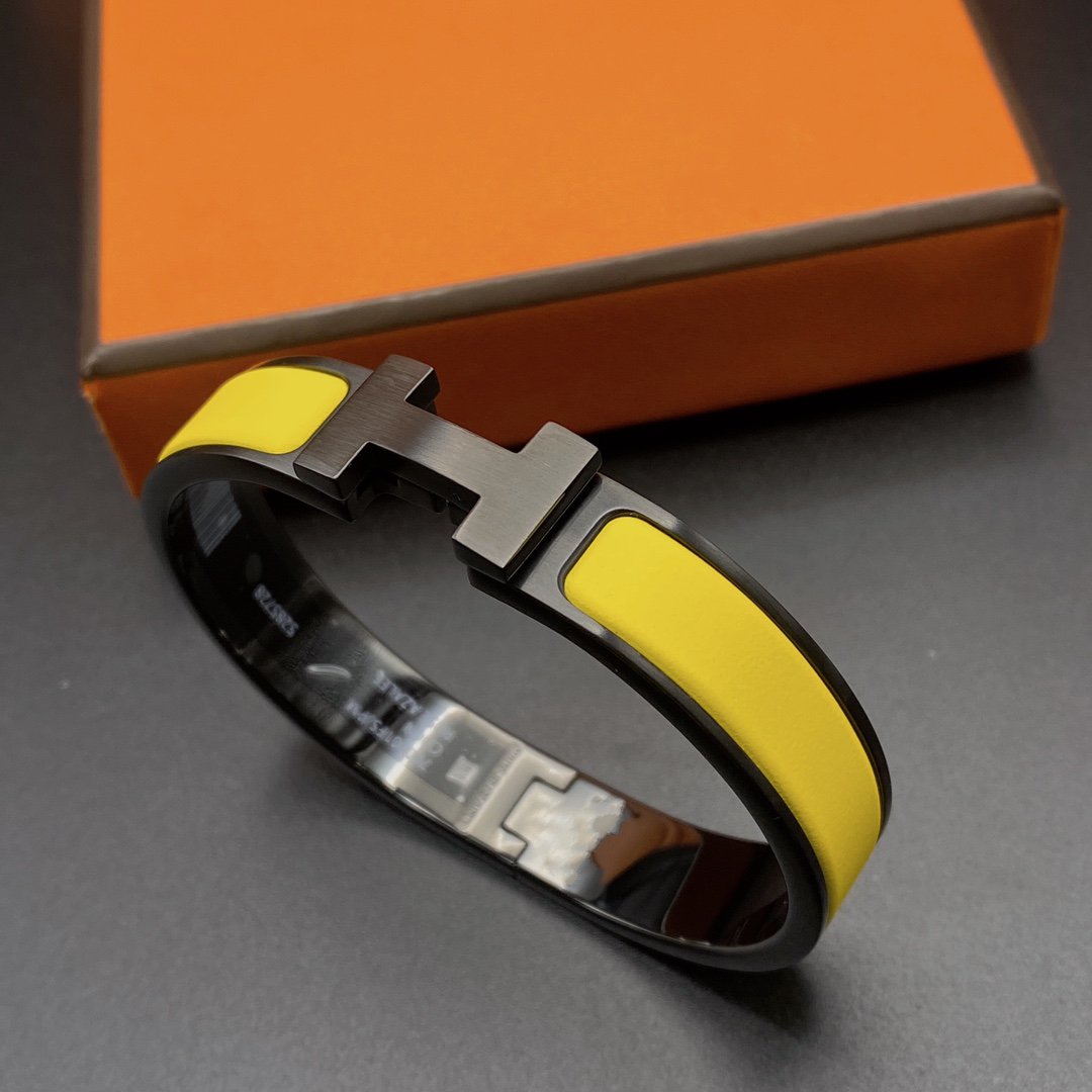 TRAUMHAFTES CLIC HM ARMBAND SO BLACK GELB