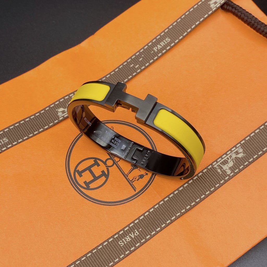 TRAUMHAFTES CLIC HM ARMBAND SO BLACK GELB