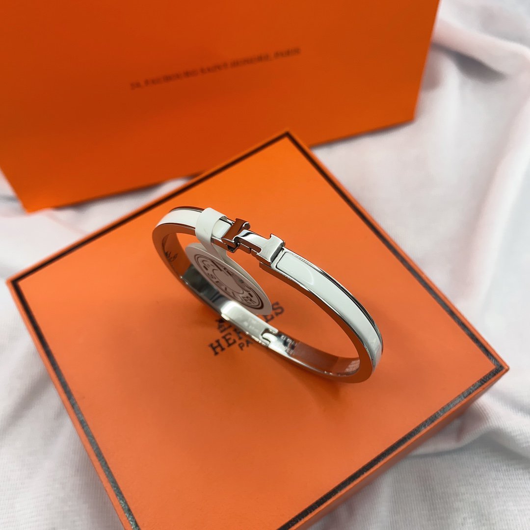 Dream CLASSIC HM CLIC WEISS 8MM EMAILLE-ARMBAND