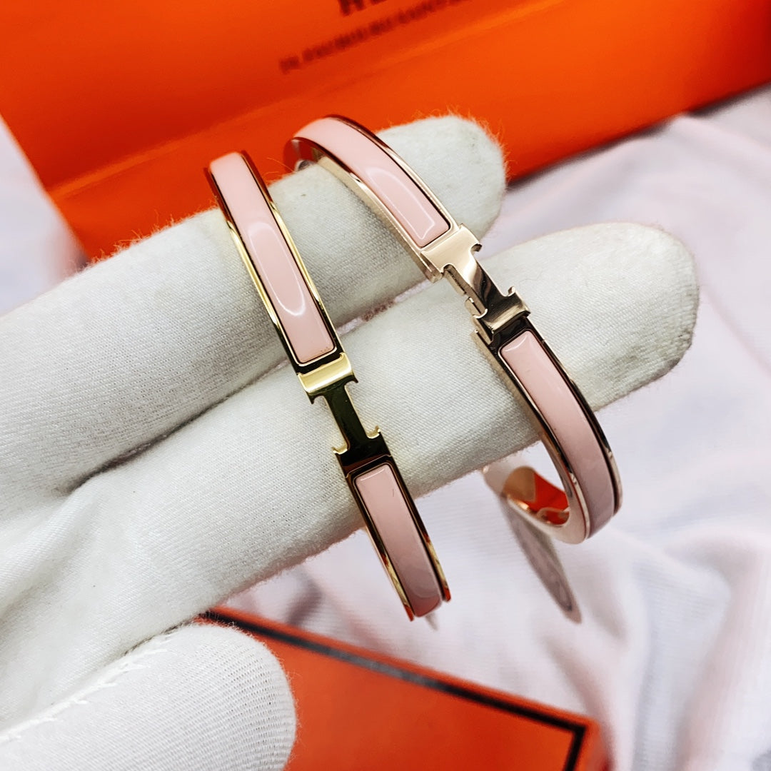 Dream CLASSIC HM CLIC  PINK 8MM ENAMEL BRACELET