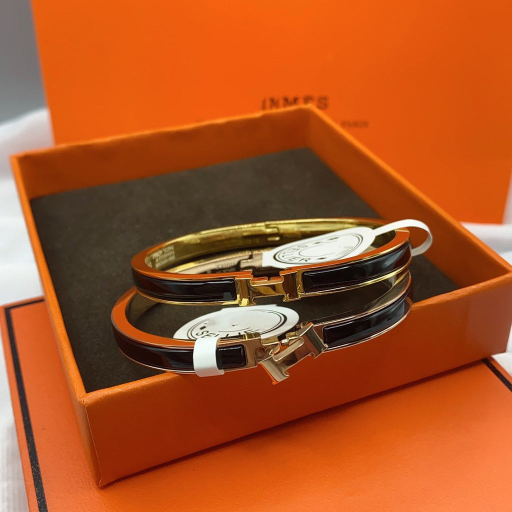 Dream CLASSIC HM CLIC BLACK 8MM ENAMEL BRACELET