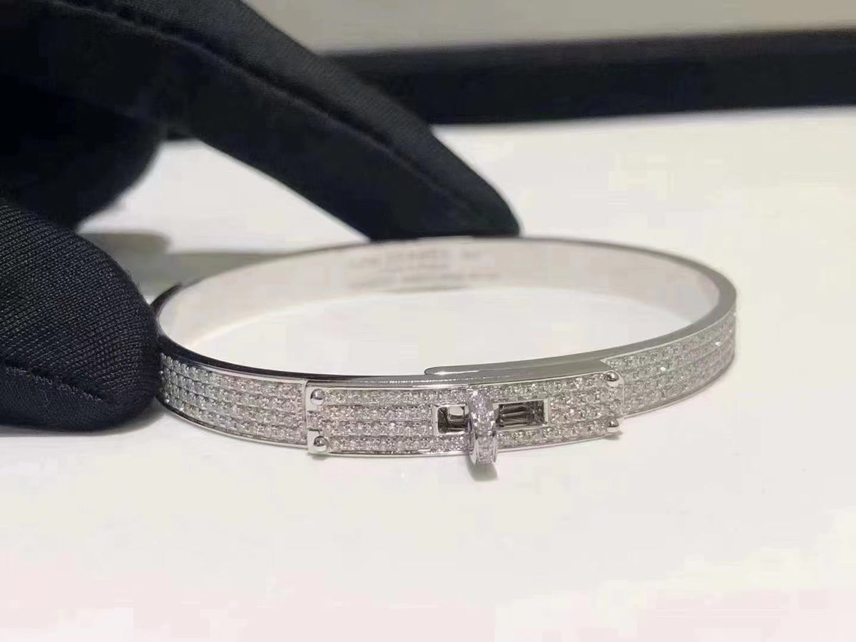 Dream HM KELLY BRACELET IN SILVER AND FULL PAVE DIAMOND