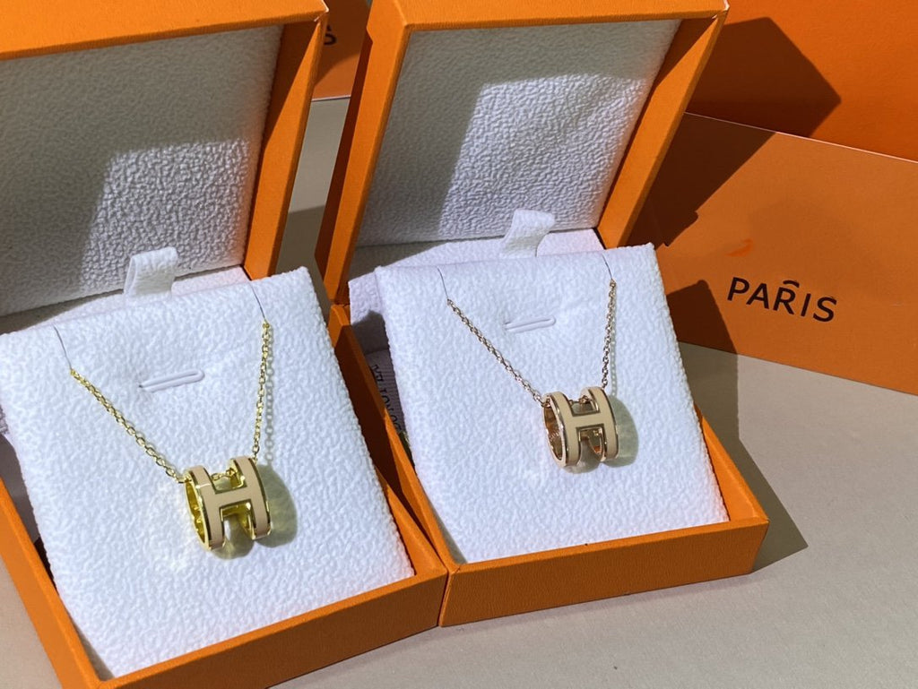 DREAM HM CLIC GELB EMAILLE GOLDHALSKETTE