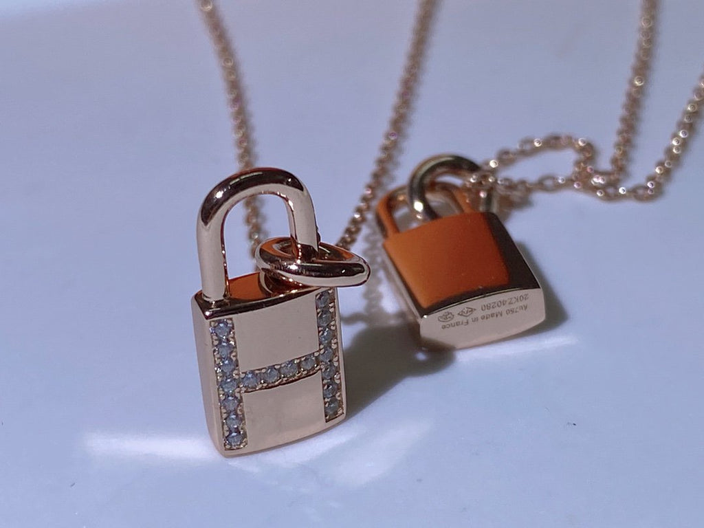 Dream HM ADVANCED NICHE LOCK HEAD NECKLACE DIAMONDS