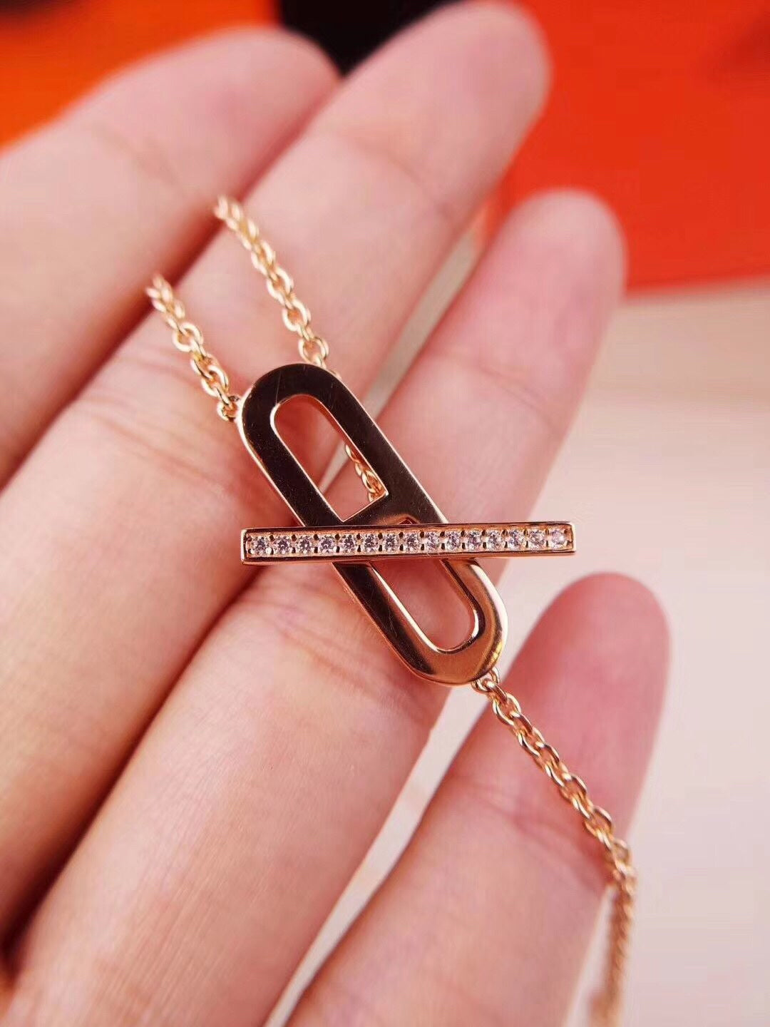 Dream HM HALSKETTE PLATIN ROSÉGOLD DIAMANT