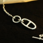 Dream HM CHAINE D'ANCRE ANHÄNGER-HALSKETTE STERLINGSILBER