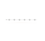 Dream CLOVER 6 MOTIF SILVER DIAMOND BRACELET