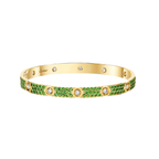 [Dream ] 2026 PAVE GEMSTONE LOVE BRACELET 6.1MM 10 DIAMONDS