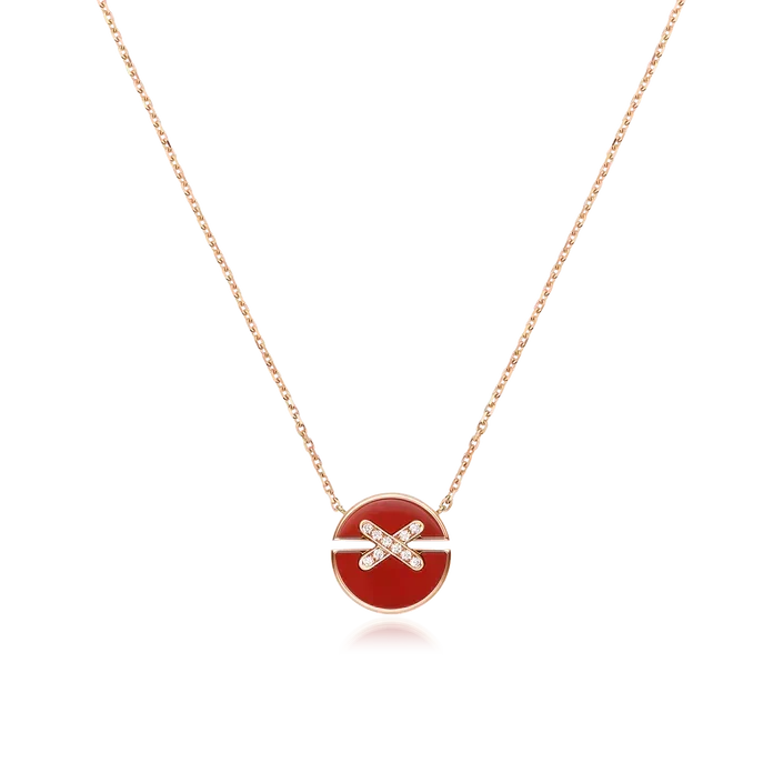 Dream JEUX DE ROSE GOLD DIAMOND NECKLACE