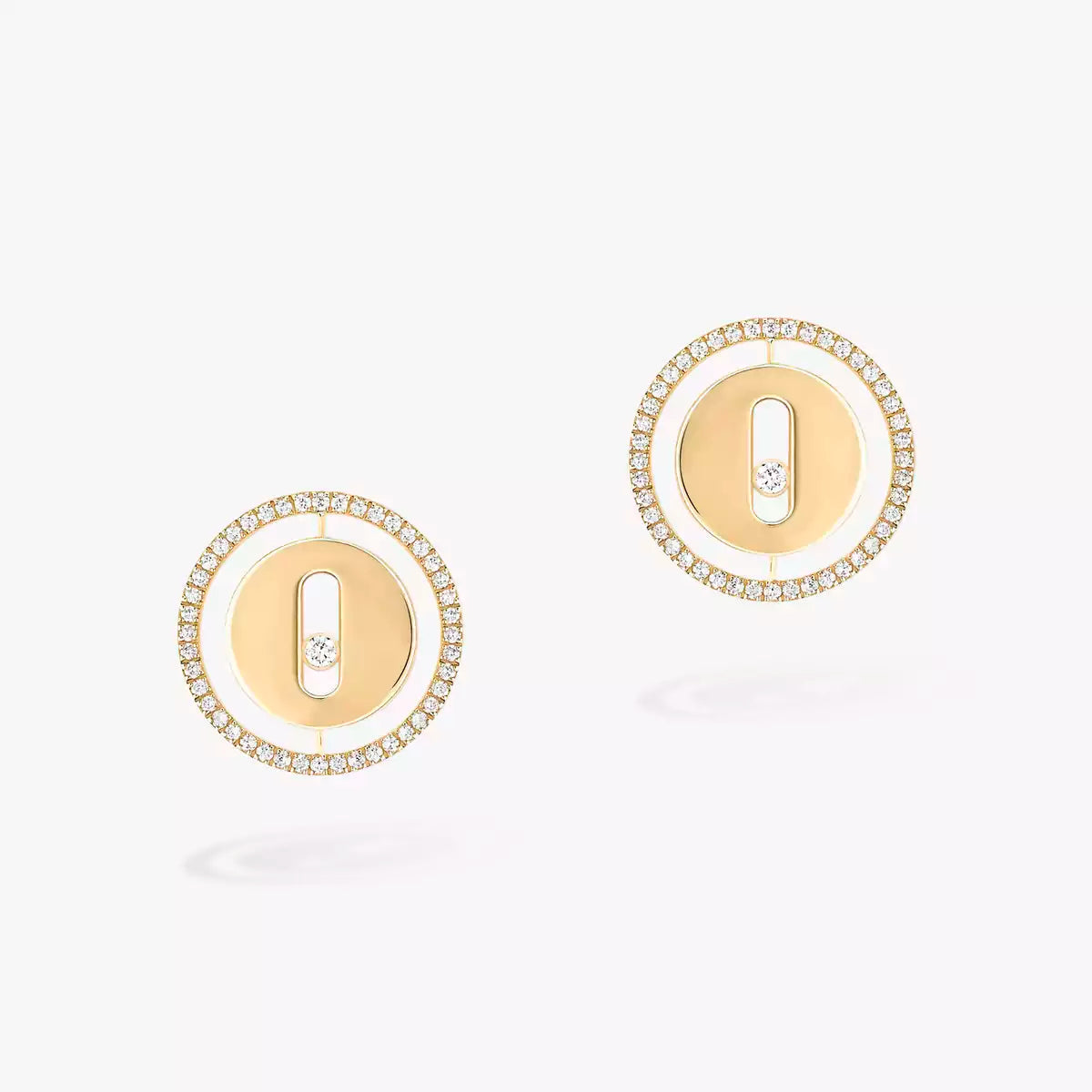 [Dream]Lucky Move Diamond Earrings