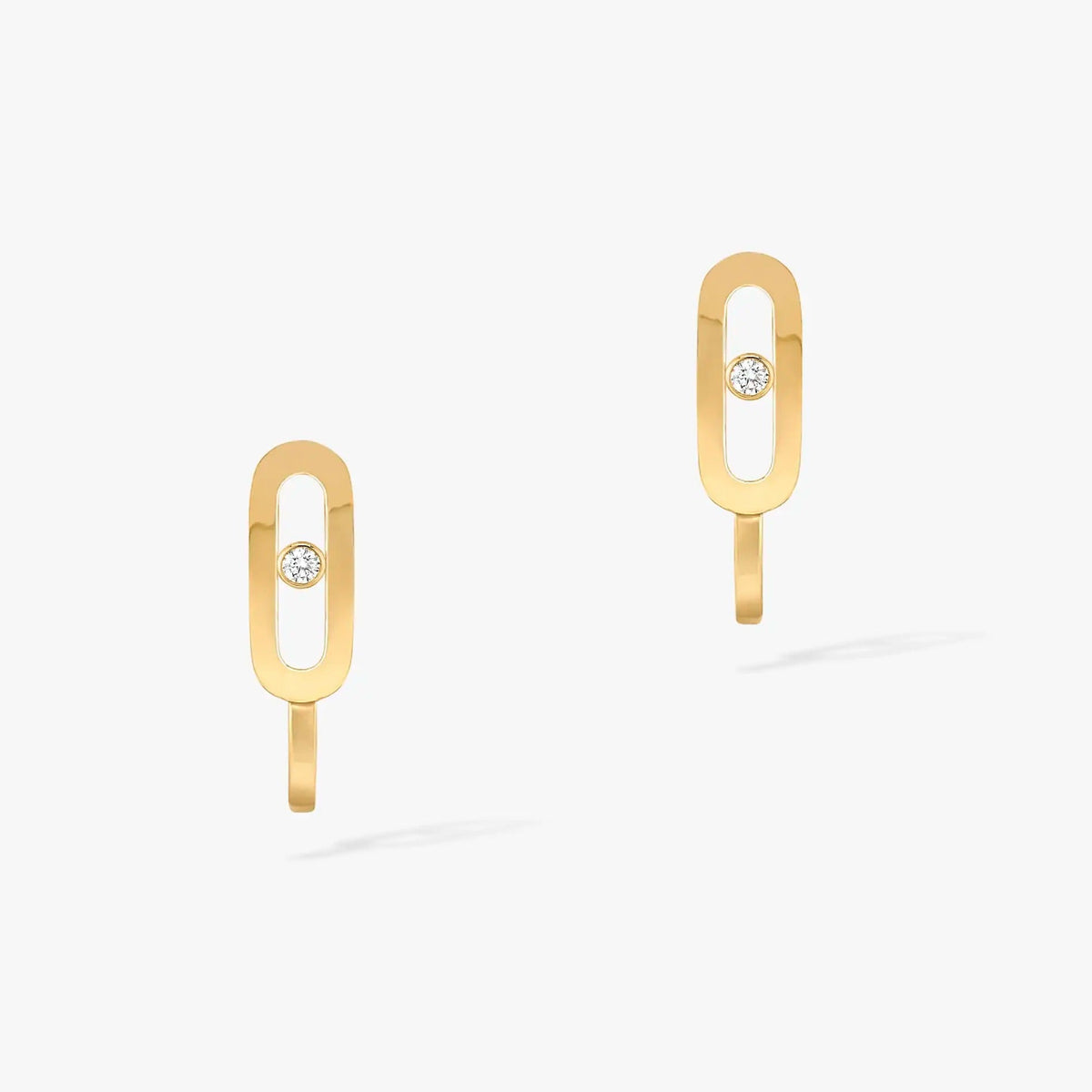 [Dream]CREOLES MOVE UNO MINI 1 DIAMANT-OHRRINGE