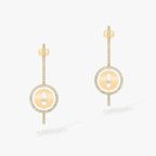 [Dream]LUCKY MOVE PFEIL-OHRRINGE AUS ROSÉGOLD MIT DIAMANTEN