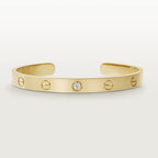 Dream LOVE BRACELET 6.1MM 1 DIAMOND OPEN CUFF