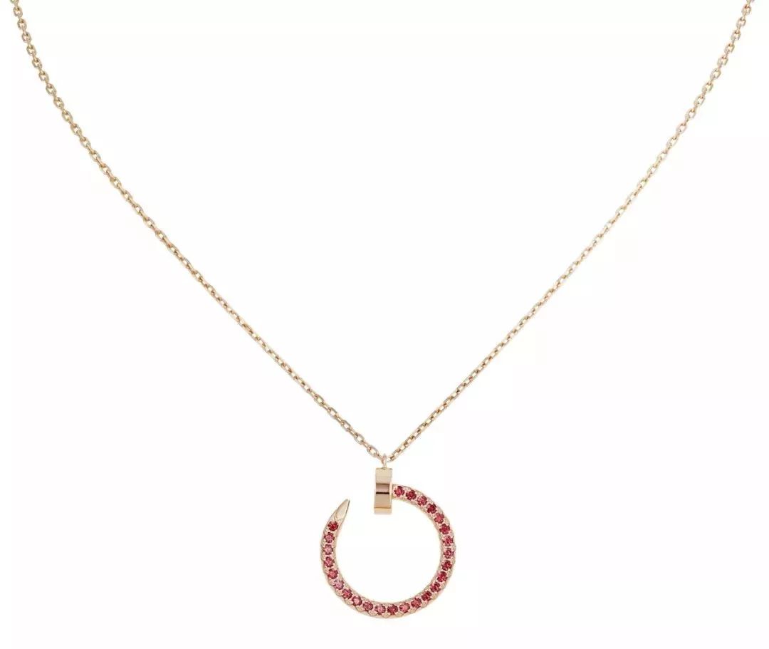 Dream JUSTE KETTE GOLD ROT DIAMANTEN