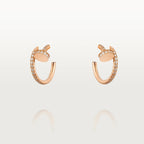 Dream JUSTE EARRINGS 12.75MM PINK GOLD DIAMOND