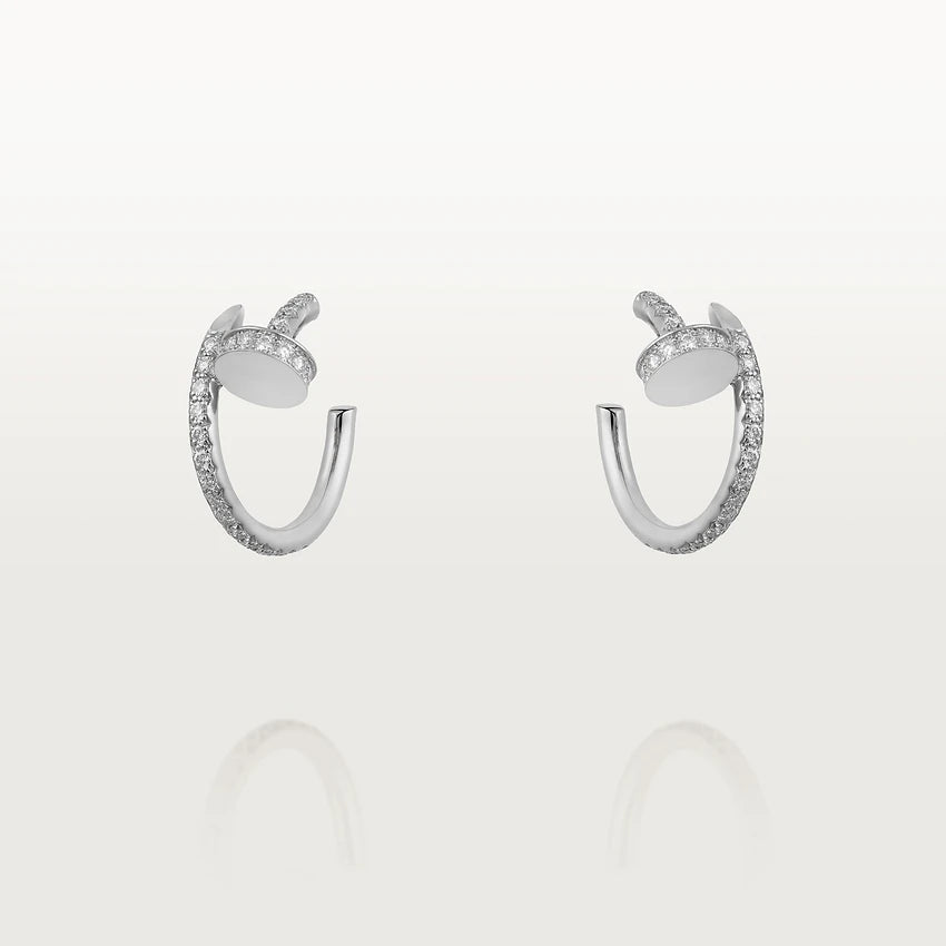 Dream JUSTE EARRINGS 12.75MM SILVER DIAMOND