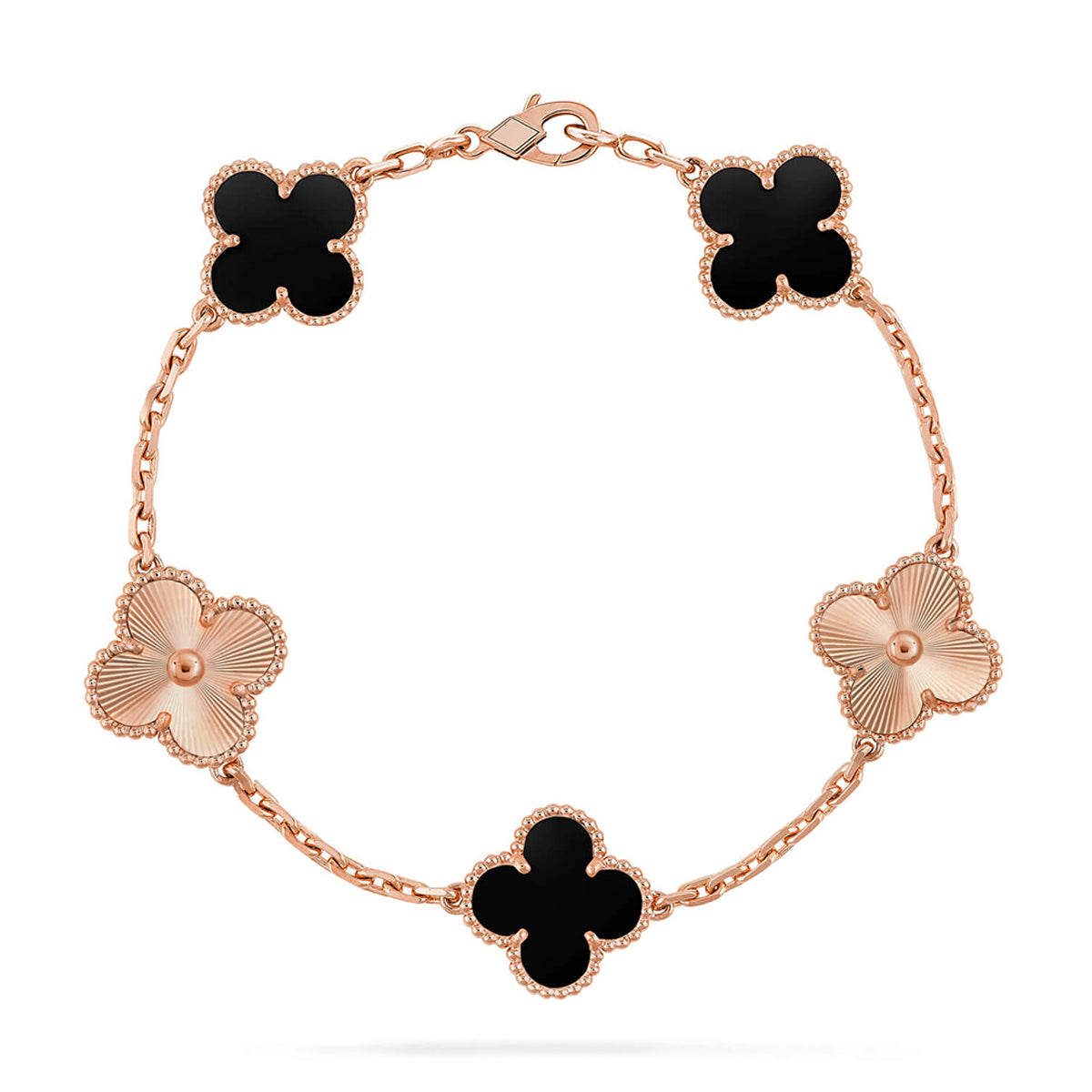 [Dream ]New CLOVER 5 MOTIF ONYXS BRACELET COLLECTION