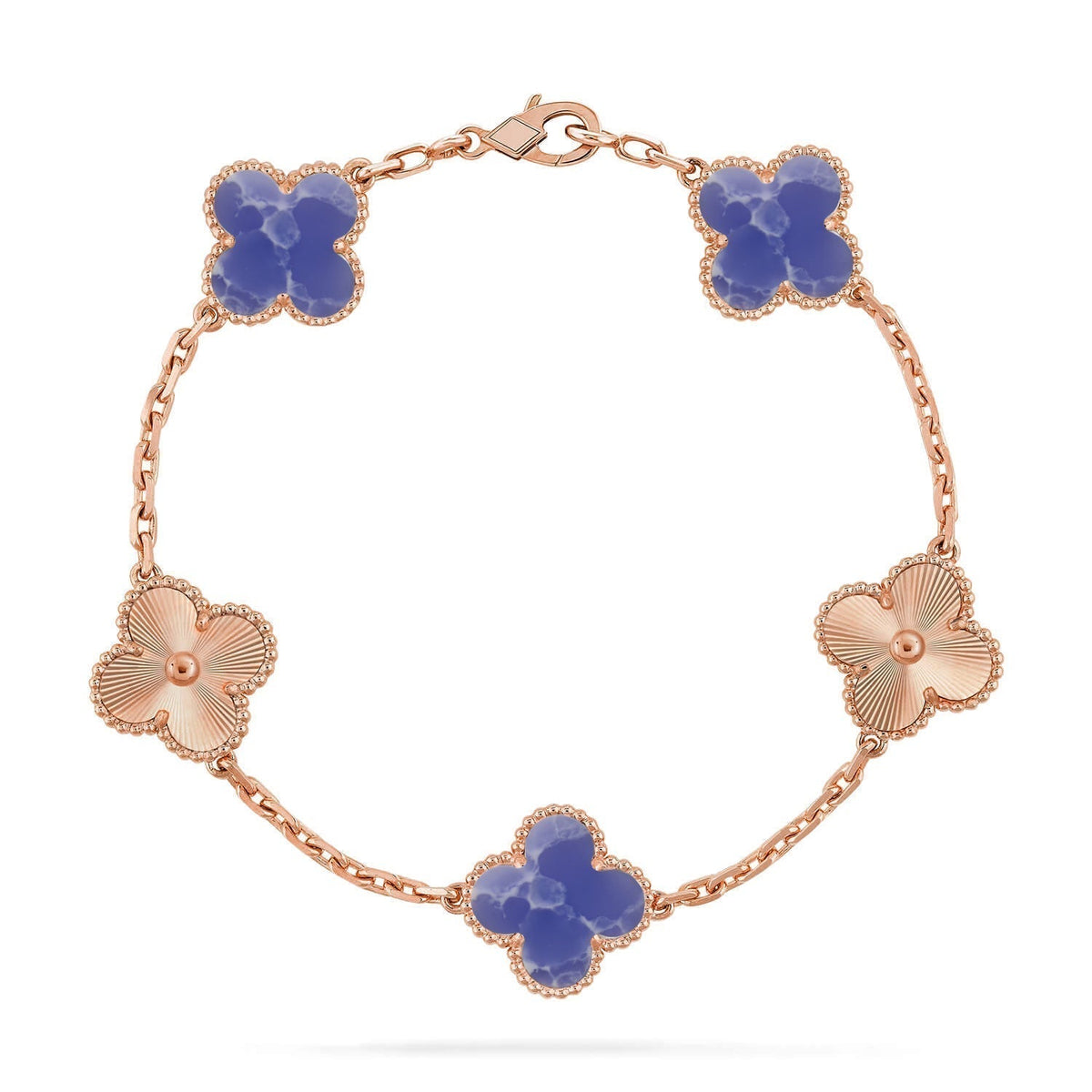 [Dream ]New CLOVER 5 MOTIF BLUE VEINS BRACELET COLLECTION