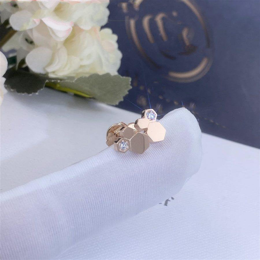 TRAUM BIE LIEBE ROSÉGOLD DIAMANT OHRRINGE