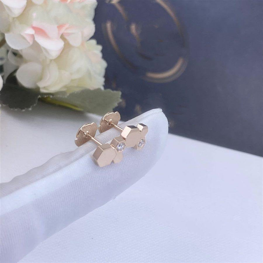 TRAUM BIE LIEBE ROSÉGOLD DIAMANT OHRRINGE