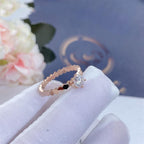 Dream BEE LOVE RING ROSÉGOLD 1 DIAMANT