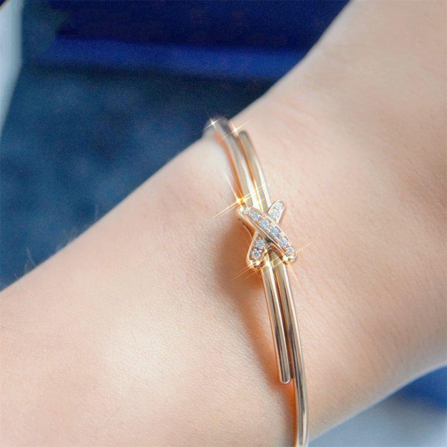 Dream ARMBAND-SET ROSEGOLD DIAMANTEN