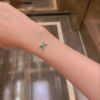 Dream JEUX BRACELET MALACHITE PINK GOLD 1 DIAMOND
