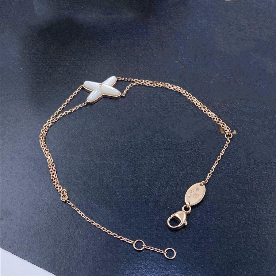Dream JEUX BRACELET WHITE MOP PINK GOLD 1 DIAMOND