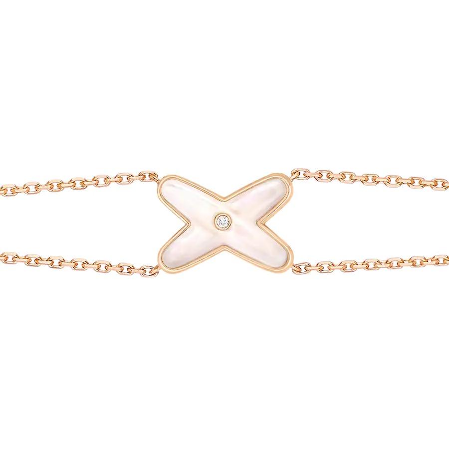 Dream JEUX BRACELET WHITE MOP PINK GOLD 1 DIAMOND