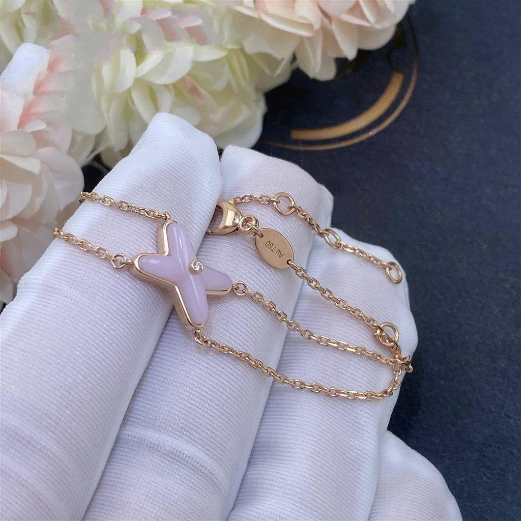 Dream JEUX BRACELET PINK MOP PINK GOLD 1 DIAMOND