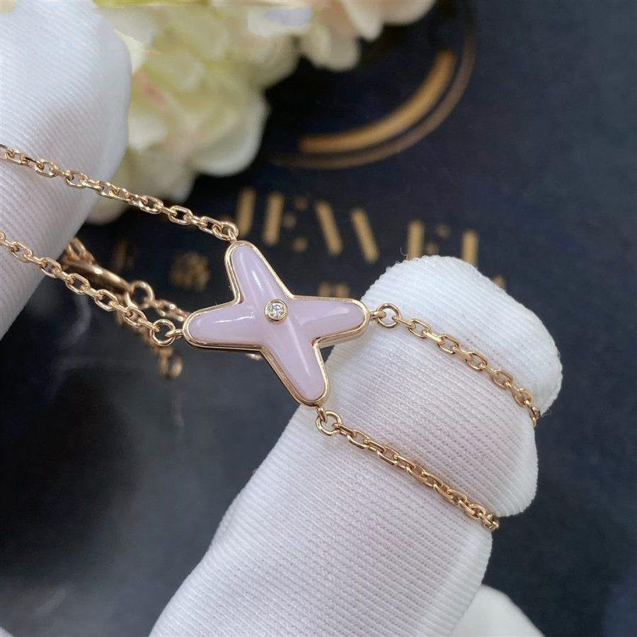 Dream JEUX BRACELET PINK MOP PINK GOLD 1 DIAMOND